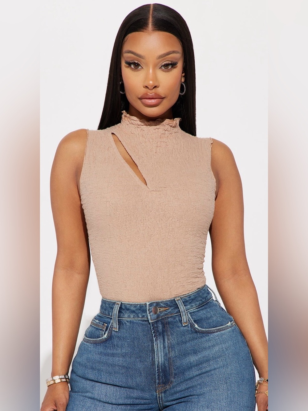 NWT Fashion Nova Nataly Textured Top | Size M